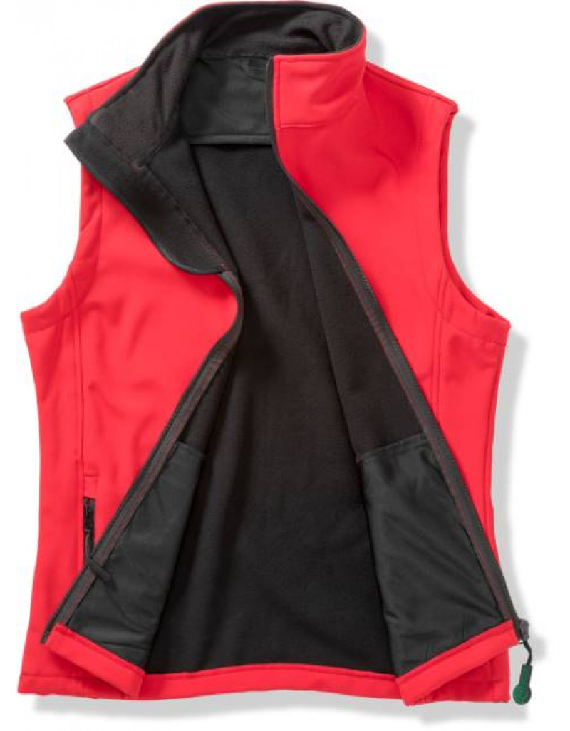 Vestă softshell cu 2 straturi pentru femei, imprimabilă